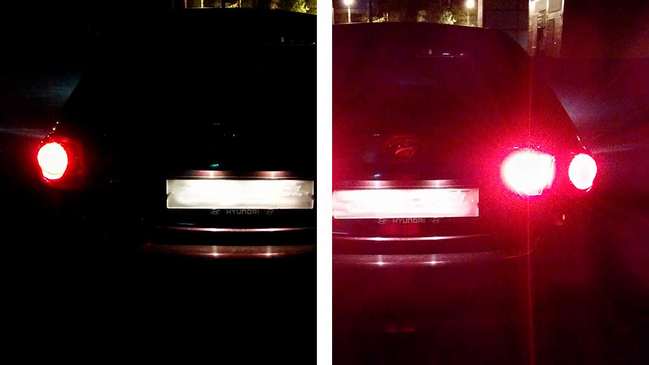 Внешние световые приборы автомобиля. Задние противотуманные фонари.